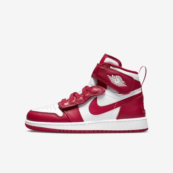 NEW Air Jordan 1 High FlyEase Cardinal Red White Sneakers DC7986 601 - SIZE 4.5Y main image 5